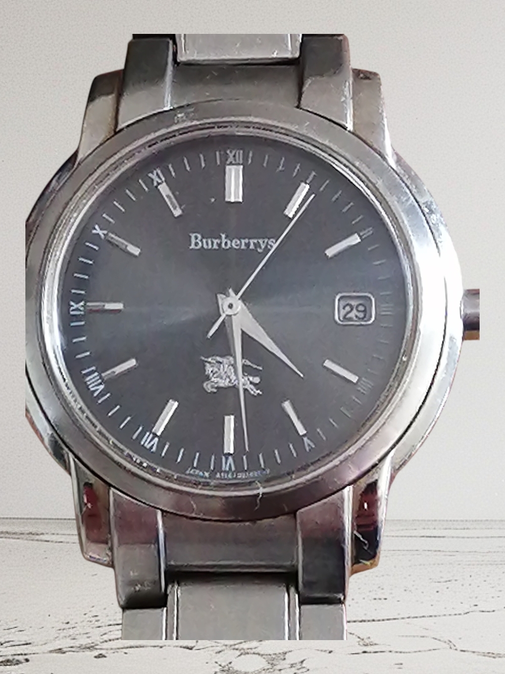 Burberry Silver Stainless Steel Watch